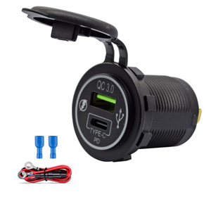 <span class=keywords><strong>Prise</strong></span> USB <span class=keywords><strong>12v</strong></span> 45W <span class=keywords><strong>Prise</strong></span> chargeur de voiture USB Double <span class=keywords><strong>prise</strong></span> USB QC <span class=keywords><strong>3</strong></span> 0 - Product Image 6