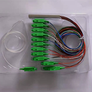 Répartiteur PLC mini type 1x4 LC/APC G657A1 G657A2 pour réseau FTTH, perte d'insertion 7,4 dB, 1260-1650 nm - Product Image 5