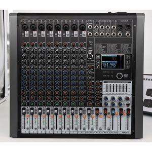 มิกเซอร์เสียงดีเจ SL10 <span class=keywords><strong>Pro</strong></span> 10 แชนแนล 99 DSP USB บลูทูธ สำหรับบันทึกเสียงบนคอมพิวเตอร์  พร้อมแผงควบคุมเสียงแบบตั้งโต๊ะ - Product Image 3