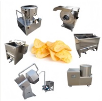 Nouvelle machine à frites entièrement automatique, personnalisable, en acier inoxydable 304 de qualité alimentaire, haute efficacité, pour frites surgelées