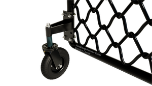 ล้อเลื่อนรั้วแบบสปริงเหล็กขนาด 6 นิ้ว 8 นิ้ว ทำจากยางแข็ง - Product Image 6