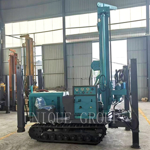 DTH แท่นขุดเจาะบ่อน้ำสำหรับการสำรวจแร่200M/300M/800m พร้อมปั๊มมอเตอร์ CNC อัตโนมัติและ PLC - Product Image 1