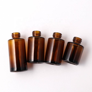 Bouteille de sérum plat brun <span class=keywords><strong>20ml</strong></span> 30ml 40ml 50ml 60ml Bouteille en verre d'huile essentielle ambre avec compte-gouttes <span class=keywords><strong>Pipette</strong></span> - Product Image 3