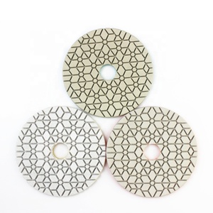 Tampon de polissage humide en diamant, 3 étapes, pour le marbre, granit, 4 pouces, <span class=keywords><strong>Super</strong></span> qualité, 1 pièce - Product Image 1