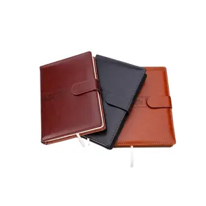 Cuaderno de cuero PU hecho a mano, agenda de negocios hecha a mano, diario de tapa dura, organizador, Notebook, planificador, venta al por mayor