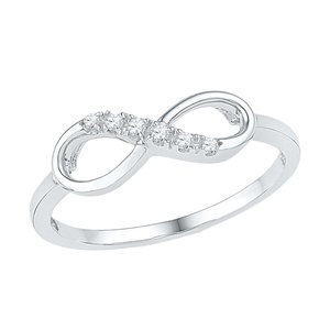 Donne di Disegno di Tendenza di modo dei monili dell'<span class=keywords><strong>anello</strong></span> di barretta 925 sterling silver infinity <span class=keywords><strong>anello</strong></span> - Product Image 1