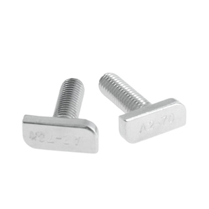 Perno de Cabeza en T DIN186 de Acero Inoxidable 304, Grado A2-70, Fijación de Ranura en T, Liso, para Uso Industrial - Product Image 2