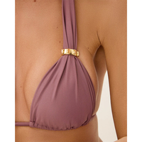 Op maat gemaakte designer badkleding, sexy dames bikini top met driehoekige vorm