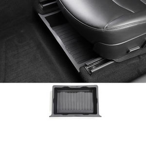 Caja de almacenamiento debajo del asiento delantero renovada, accesorio interior de coche TPE - Product Image 3