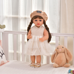 Muñecas Reborn Realistas de Fábrica de 55 cm con Función de Lenguaje, Muñecas Reborn de Silicona Suave para Niñas - Product Image 5