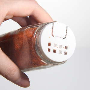 Ucuz fiyat 12 paketleri şeffaf cam baharat kavanoz baharat kavanoz seti bambu kapaklı - Product Image 3