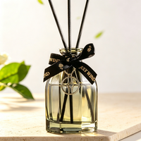 Diffuseur de parfum d'ambiance de luxe en forme d'octogone, grande capacité 150 ml, bouteille en verre pour huiles artisanales DIY, vente en gros