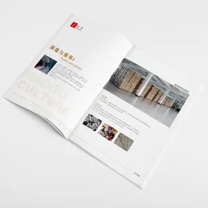 Benutzer definierte Vollfarb broschüre Katalog Magazin Buch Verpackung Drucken Benutzer handbuch Drucken