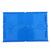 Boîte plastique d'empilage nouée, conteneur de logistique, utilisation de amovible à domicile avec couvercle fixé