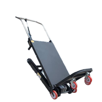 Chariot électrique pliable à quatre roues pour escaliers, robuste, capacité 200-400 kg, pour usage domestique