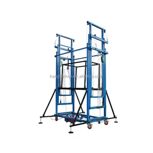 High Efficiency 6 m electric scaffolding platform load bearing 1 ton hydraulic scissor lift