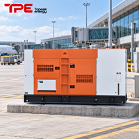 Groupe électrogène diesel 200 kVA 300 kVA 400 kVA équipé d'un régulateur de tension automatique (AVR) et d'un capot de protection contre les intempéries