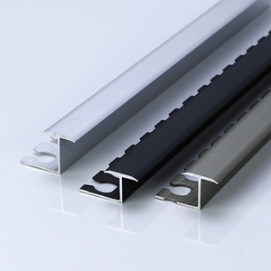 Niuyuan nhà sản xuất tùy chỉnh uốn cong sàn quá trình chuyển đổi nhôm linh hoạt ngói cạnh TRIM cho thảm - Product Image 1