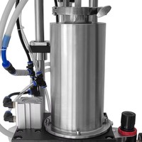 Machine de remplissage pneumatique sous vide pour parfums, huiles essentielles, hydrolats et liquides en flacons en verre – Équipement pour atelier cosmétique