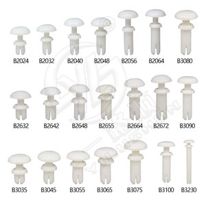 Rivets d'expansion Smooth Sailing, attaches rapides en nylon noir, clips en plastique B2024 B2032 B2040 B2048 B2056 B2064 B2632 B2642 Auto - Product Image 3