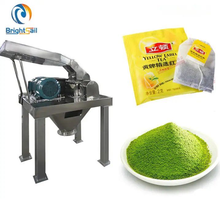 Endüstriyel herb toz yaprak değirmeni makinesi pulverizer çay fitz mill
