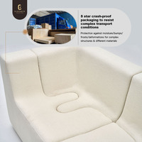 Design moderne nordique assembler canapé luxe rembourré 2 places canapé modulaire Luxo Tanzuo futon désossé sectionnel canapé ensembles