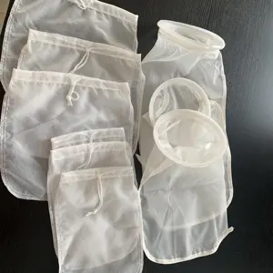 Reusable Top Sales Washable Filter Cloth Nylon Nut Milk Bag For Tea Coffee And Cow Milk Almond Soy Milk Filter Bags