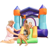 Aire de jeux Gonflable pour enfants européens, terrain à obstacles Gonflable, tobodgan glissantes d'eau, maison, château de saut