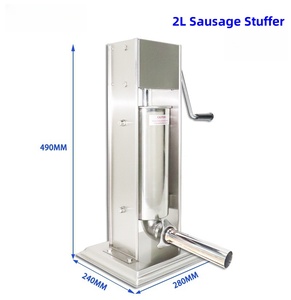 Haute Qualité Manuel Vertical 2L 3L 5L 7L Saucisse Stuffer Making Equipment <span class=keywords><strong>Jambon</strong></span> Hotdog et Saucisse Filler Maker - Product Image 2