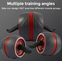 BunnyHi JFL007 Vente en gros Fitness Workout Indoor Exercice ABS Multifonction Ab Coaster Roue Taille fine Abdominal Roller Wheel