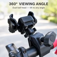 Support de téléphone flexible OEM à 360 degrés pour vélo, accessoires de montage pour vélo en marque blanche, vente en gros, antivol, hauteur réglable