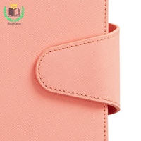Benutzerdefinierte Faux Leder Gebunden Notebook A5 Binder Planer Agenda Mit Ringe