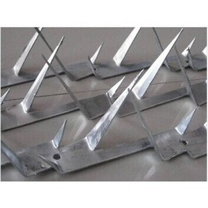 उच्च गुणवत्ता वाले स्टेनलेस स्टील या गैल्वेनाइज्ड स्टील शार्क दांत की दीवार स्पाइक एंटी-बर्ड स्पाइक - Product Image 3