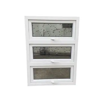 Kleine Upvc/Pvc Vinyl Scharnierende Top Hing Luifel Ramen