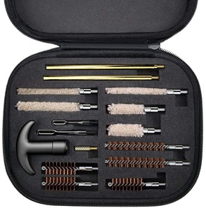 Kit de Limpieza de Armas Portátil en Estuche de Eva, Calibres .22, .270, .357, .40, .45, con Cepillos para Limpieza de Armas, Accesorios de Caza - Product Image 1