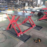 EVEJINGLI Élévateur à ciseaux mobile à hauteur moyenne 3500 kg, élévateur hydraulique portable pour voitures 110V 220V 380V pour garage et atelier domestique