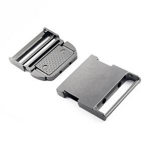 Hebillas Metálicas de Liberación Lateral de 38 mm, Color Gris Metálico, Aleación de Zinc, Duraderas, para Bolsos, Mochilas y Accesorios - Product Image 2