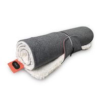 Coussin chauffant pour siège de bureau en polaire polaire, alimenté par USB, pour soulager les douleurs dorsales