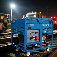 Générateur diesel silencieux 15 kW 18,75 kVA, triphasé, puissance égale, refroidissement par air, bicylindre, démarrage électrique, 230 V, 1800 tr/min