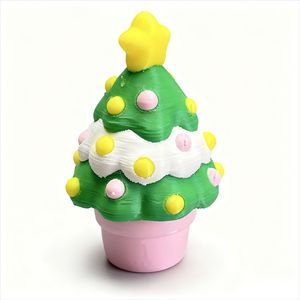 FUSEJOY Impresión 3D Novedad 2026 Botón de Árbol de Navidad Clicker de Descompresión Juguete Creativo Decoración Explosiva Transfronteriza de Navidad - Product Image 1