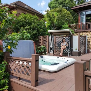 <span class=keywords><strong>Vasca</strong></span> <span class=keywords><strong>da</strong></span> <span class=keywords><strong>bagno</strong></span> all'aperto 6 vasche idromassaggio SPA piscina Balboa acrilico lussuoso idromassaggio per uso giardino di casa - Product Image 5