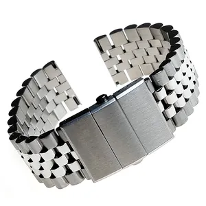 Schnell verschluss 20mm 22mm 5 Perlen Taucher Metall Edelstahl Uhren armband Uhren armband