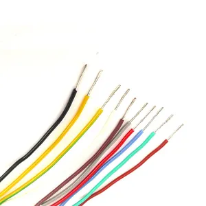 Commercio all'ingrosso di alta temperatura del filo di gomma di silicone 10 12 14 16 18 20 22 24 26 28 30 awg AGR filo E cavo