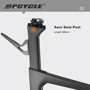 Cadre de vélo de contre-la-montre en <span class=keywords><strong>carbone</strong></span> SPCycle TT928 Aero avec support UDH, boîtier de pédalier T47 et câblage entièrement intégré - Product Image 6