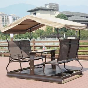 <span class=keywords><strong>Hamac</strong></span> et chaises suspendues modernes en métal pour l'extérieur avec coussins imperméables pour cour, parc, école et hôtel - Product Image 1