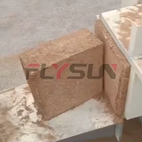 Máquina de Prensado de Bloques de Fibra de Coco de Alta Calidad Flysun, Automática, con Motor Eléctrico/Diésel, Certificación CE ISO9001, 150-200 Motor