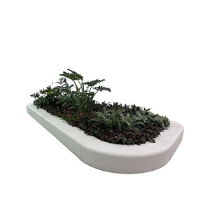 Nouvelles bancades en béton UHPC Magic Stone pour fosses d'arbres, forme irrégulière, épaisseur 3 cm, résistantes à la corrosion, pour utilisation en extérieur, parcs et places publiques - Product Image 4