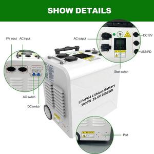 Generador <span class=keywords><strong>Solar</strong></span> <span class=keywords><strong>de</strong></span> 3000W, 2688Wh <span class=keywords><strong>de</strong></span> Capacidad, LiFePO4, Inversor <span class=keywords><strong>de</strong></span> Onda Sinusoidal Pura y Función UPS para Respaldo Doméstico y Actividades, Pedidos OEM/ODM - Product Image 3