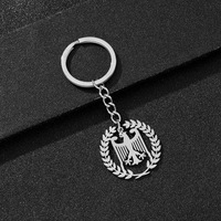 Collar Personalizado de Acero Inoxidable con Emblema de Águila Grabado con Láser de Alta Precisión de 0.01 mm, Joyería Personalizada para Hombre y Mujer, Regalo