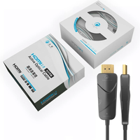 Superschnelles 8k 60Hz 25m Glasfaserkabel Anpassbare Länge AOC Audio für Dual-Monitor DVD-Player Lautsprecher